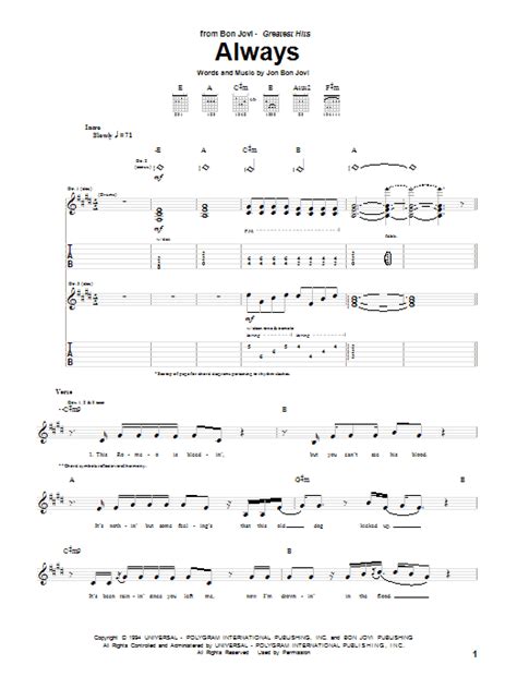 Bon Jovi Chords & Tabs for Guitar, Ukulele, Bass ...